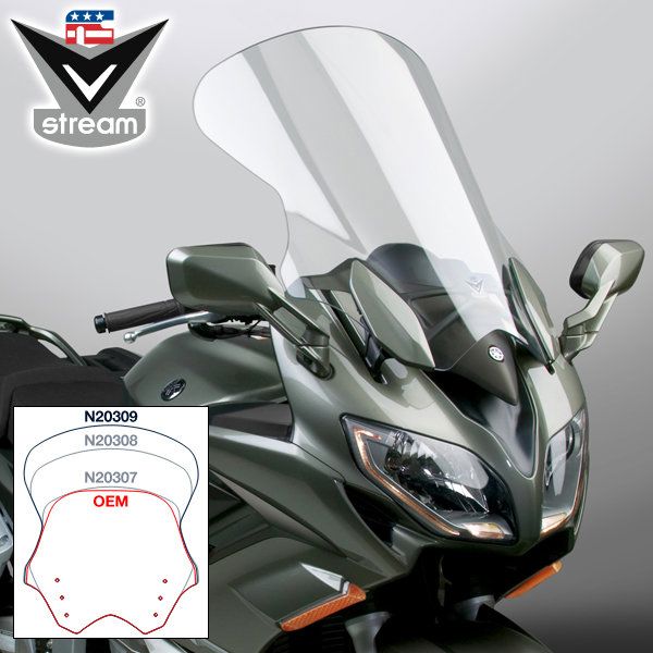 Vervangingsruit National Cycle Vstream Touring Yamaha Fjr1300 '13-'21
