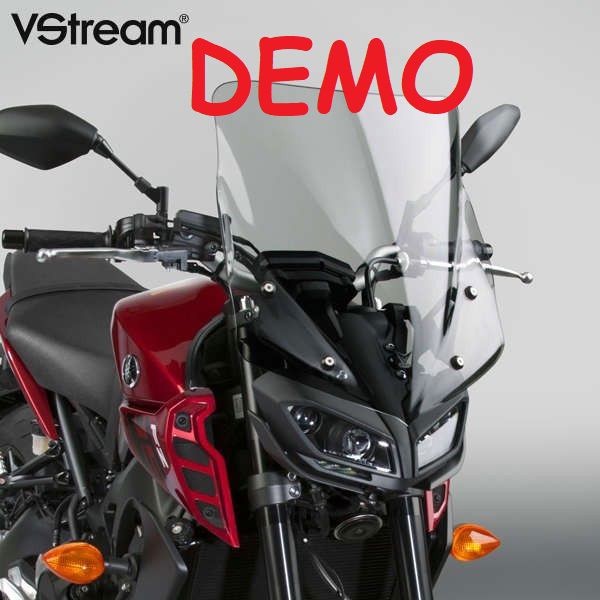 Vervangingsruit National Cycle Vstream Sport/Tour Licht Getint Yamaha Mt-09 '17-20 Demo