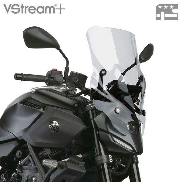 Vervangingsruit Vstream Mid Licht Getint National Cycle Yamaha Mt-07 '25-