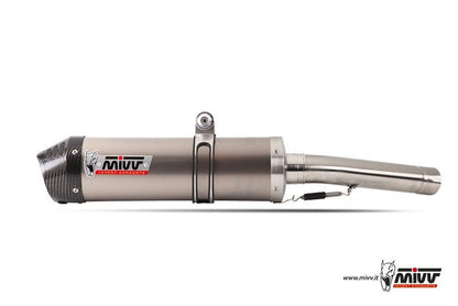 Mivv Oval Titanium Demper Met Carbon Cap Triumph Tiger 1050 Sport '13-