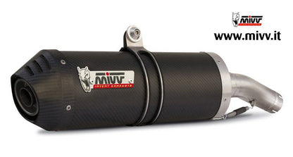 MIVV Oval carbon demper met carbon cap (big) Suzuki GSF650N/S (ABS) '07-/ GSX650F '08-