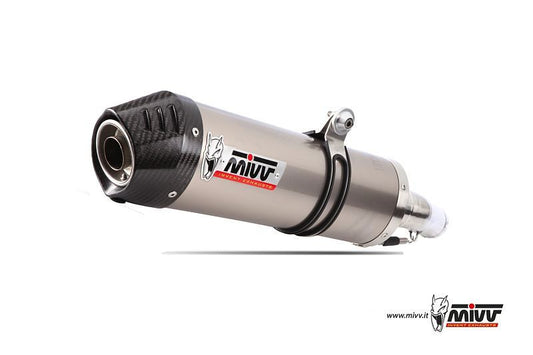 Mivv 3 In 1 Compleet Systeem Met Titanium Oval Demper Yamaha Mt-09 Tracer '15-