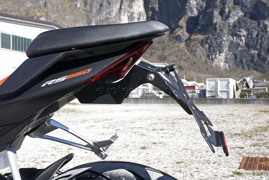 Kentekenplaathouder Evotech Aprilia Rs660 / Tuono 660 / Rs 457 / Tuono 457