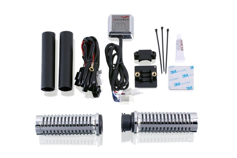 Handvatverwarmingset met chromen handvatten Custom Acces
