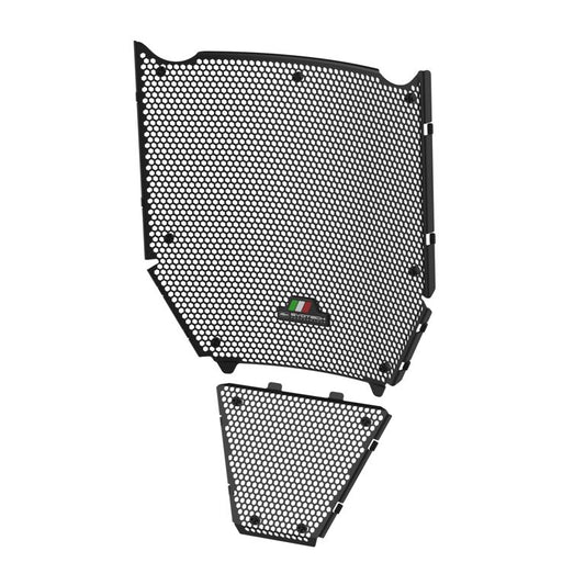 Radiator cover set zwart Evotech Performance Ducati X-Diavel V4 '25-