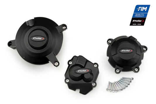 Engine cover set 3-delig Puig met FIM keur diverse Kawasaki ZX10-R '11-
