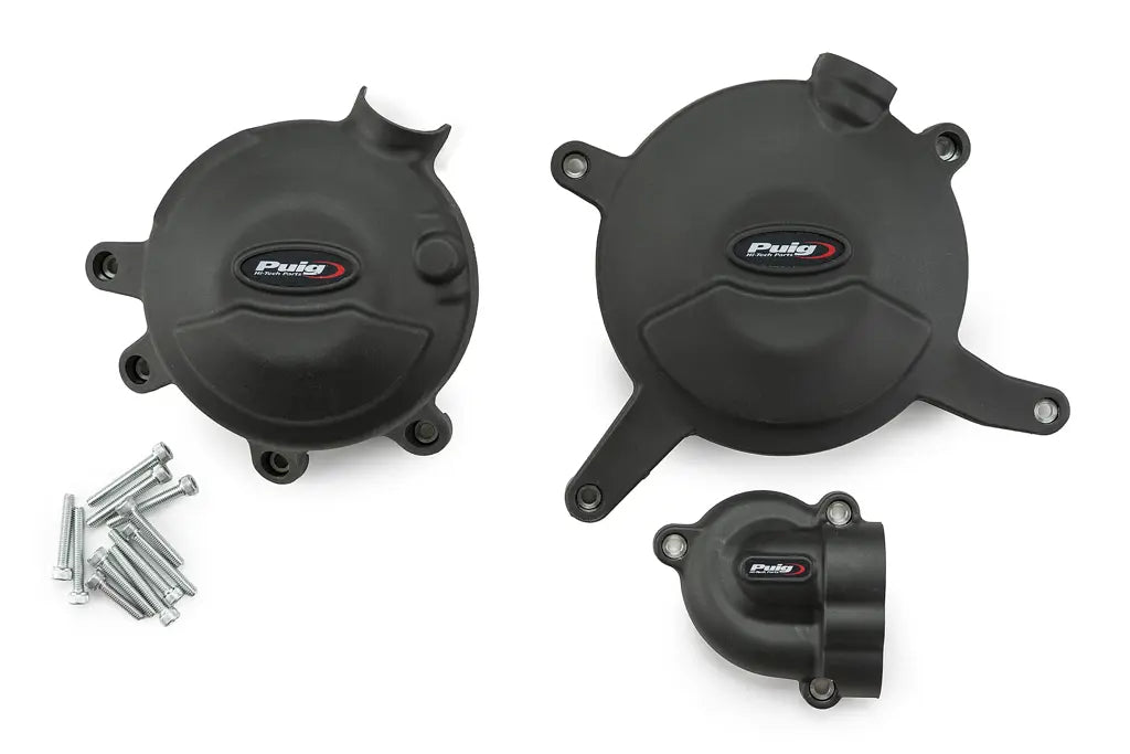 Engine cover set 3-delig keur Puig Yamaha YZF-R7 / MT-07 / Tracer 7