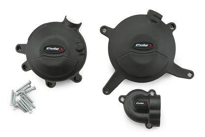 Engine cover set 3-delig keur Puig Yamaha YZF-R7 / MT-07 / Tracer 7