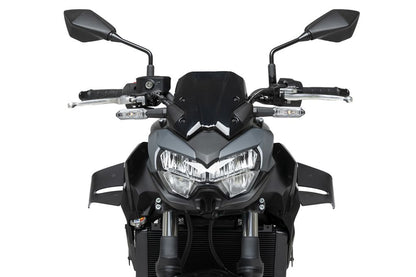 Side spoiler D12 Puig Kawasaki Z650 '20- mat zwart