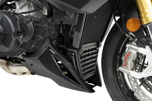 Motorspoiler Puig mat zwart Aprilia V4 1100 Tuono / Factory '21-