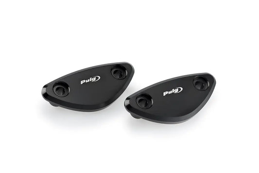 Spiegelafdekplaatjes zwart Puig Triumph Daytona 675 / R '13-16