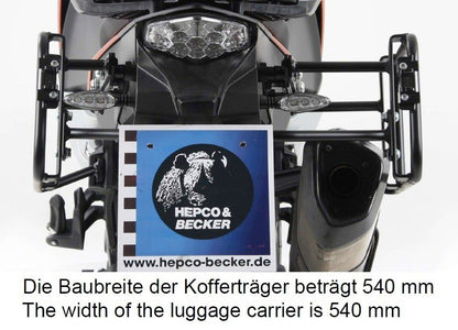 Kofferrek Zwart Lock-It Asymmetrisch Hepco&Becker Ktm 1090 Adventure R '17-