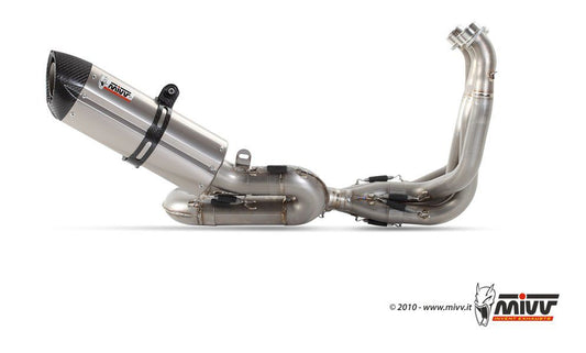 MIVV titanium Power Evo compleet systeem met Suono titanium demper Honda CBR1000RR '08-