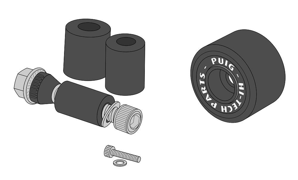 Stuureind Adapter Puig Links/Rechts Voor Diverse Ducati/Honda/Ktm/Mv Agusta/Suzuki/Yamaha Modellen