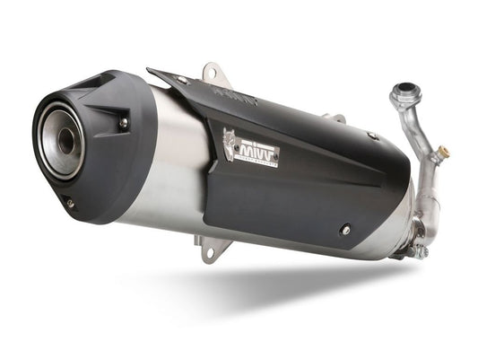 MIVV Urban RVS compleet systeem (zonder katalysator) Suzuki Burgman 400 `06-16