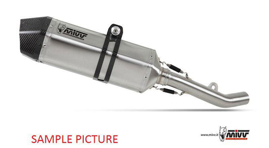 MIVV RVS Power Steel 'Corsa' systeem met Speed Edge demper BMW S1000RR '10-
