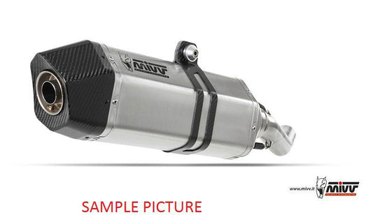 MIVV titanium Power Evo systeem met Speed Edge demper Kawasaki ZX6-R '09-