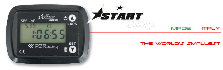 Laptimer met GPS model START Micro 50Hz PZRacing
