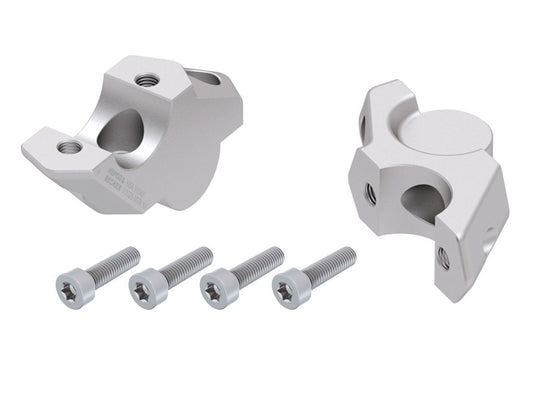 Stuurverhogers offset 30mm/25mm zilver BMW F900R '20-24