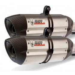 Mivv Suono Steel Rvs Dempers (Set Van 2) Triumph Speed Triple 1050 '16-