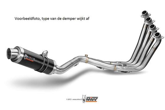 MIVV compleet systeem met carbon GP demper KTM 125 Duke '11-16 / 200 Duke '12-