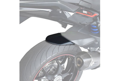 Achterspatbord verlenger mat zwart voor het originele spatbord Triumph TIGER SPORT '13-'21