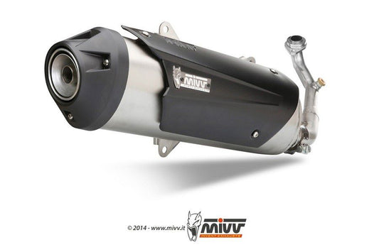 MIVV Urban RVS compleet systeem (zonder katalysator) Honda SH 300 `07-14