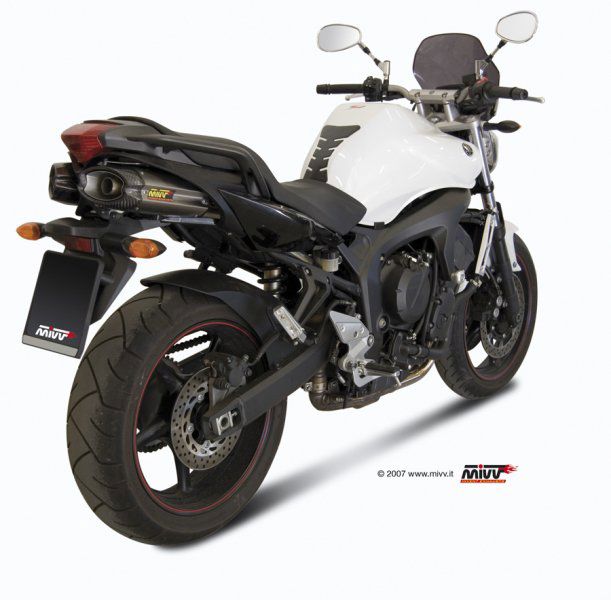 MIVV Suono Steel Black RVS dempers Yamaha FZ6 '04-