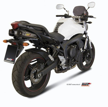 MIVV Suono Steel Black RVS dempers Yamaha FZ6 '04-