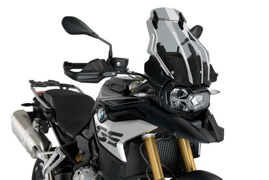 Vervangingsruit touring met opzetruitje licht getint Puig BMW F850GS/Adventure '18-