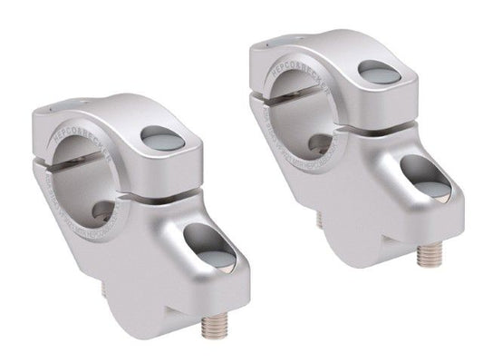 Stuurverhogers offset 30mm/21mm zilver Hepco&Becker Yamaha Tracer 7 / GT / Y-AMT '25-