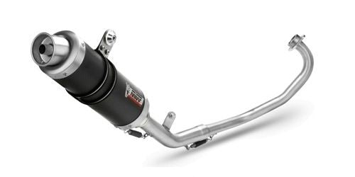 Mivv Compleet 1-1 Systeem Met Carbon Gp Demper Yamaha Mt-125 '15-/ Yzf-R125 '14-