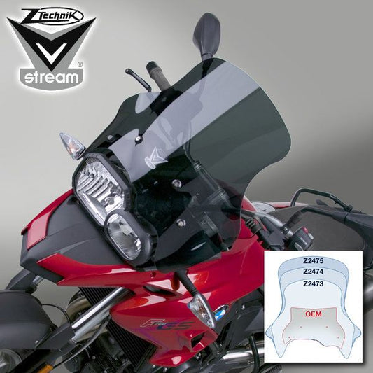 Vervangingsruit Ztechnik VStream sport dark BMW F700GS '12-