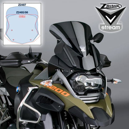Vervangingsruit Ztechnik Vstream Sport Donker Getint Bmw R1200/1250Gs Lc / Adv '13-23
