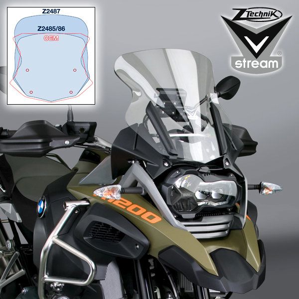 Vervangingsruit Ztechnik Vstream Sport Helder Bmw R1200/1250Gs Lc / Adv '13-