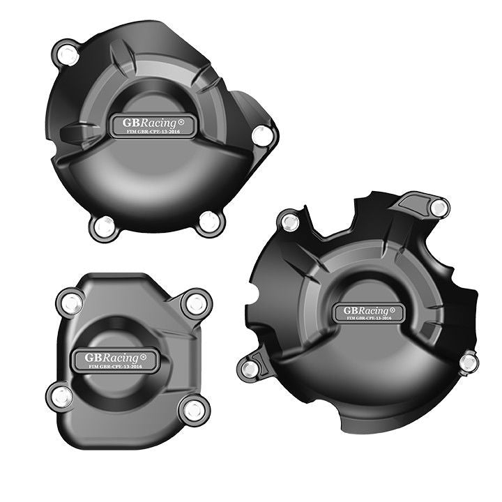Gb-Racing Engine Cover Set Kawasaki Z800/E '13- (Koppeling, Pulse En Dynamo)
