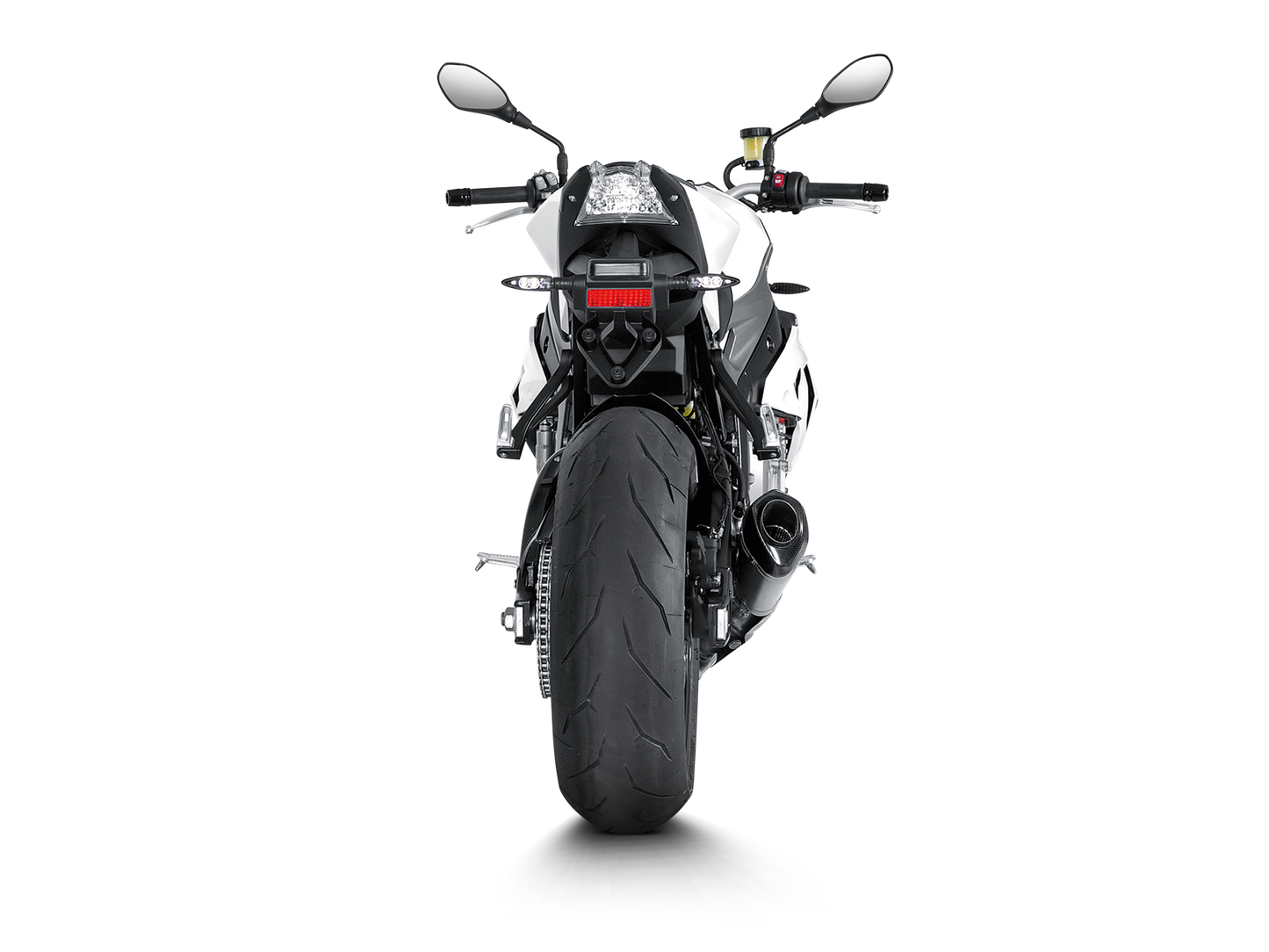 Akrapovič Uitlaat - BMW S 1000 R / M 1000 R 2014-2016 | S 1000 RR 2010-2014 - Slip-On Line (Titanium) - Motor Accessoires