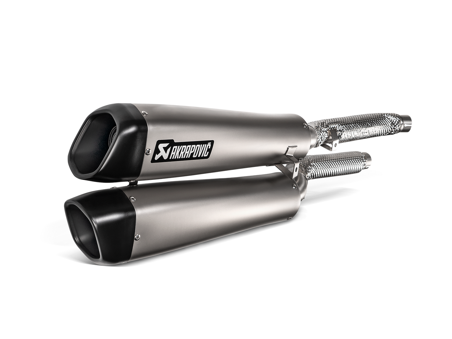 Akrapovič Uitlaat - Triumph Scrambler 1200 2019-2020 - Slip-On Line (Titanium) - Motor Accessoires