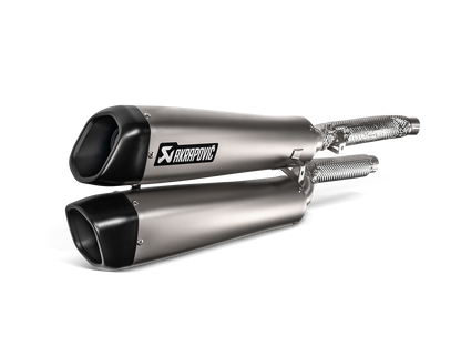 Akrapovič Uitlaat - Triumph Scrambler 1200 2019-20 & meer - Slip-On Line (Titanium)