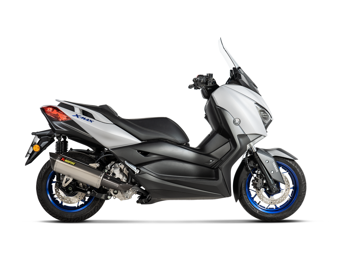 Optionele Akrapovič Uitlaat Accessoires - Yamaha Tricity 300 2021-2024 | XMAX 300 2021-2024 - Heat Shield (Carbon) - Motor Accessoires
