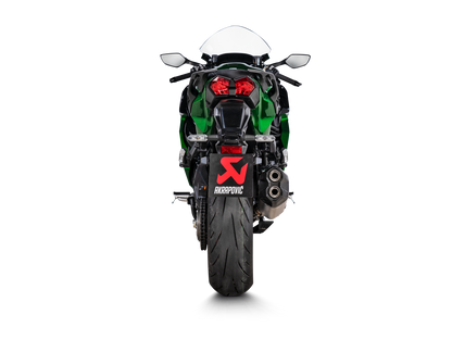 Akrapovič Uitlaat - Kawasaki Ninja H2 SX 2021-2026 - Slip-On Line (Titanium) - Motor Accessoires