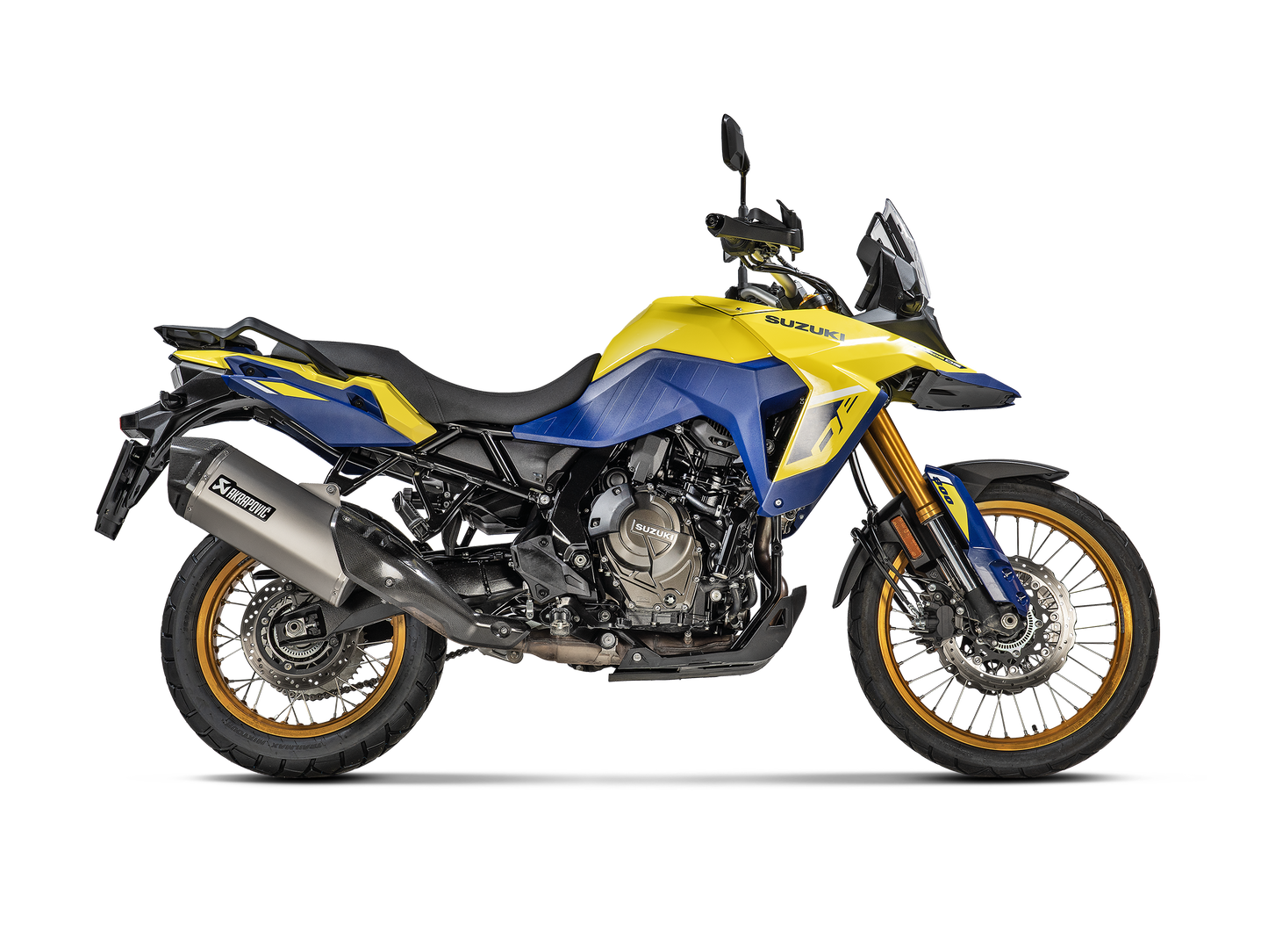 Akrapovič Uitlaat - Suzuki V-STROM 800 2022-2026 & meer - Slip-On Line (Titanium)