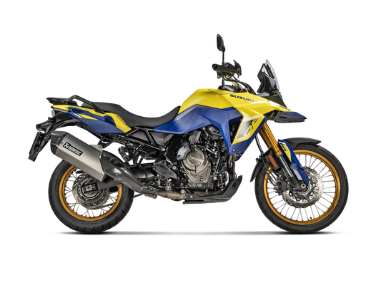 Akrapovič Uitlaat - Suzuki V-STROM 800 2022-2026 & meer - Slip-On Line (Titanium)