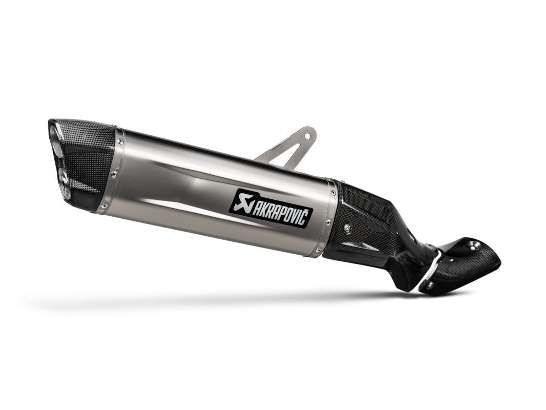 Akrapovic Uitlaat - Motor Accessoires - Honda CRF1100L Africa Twin / Adventure Sports - 2020 t/m 2023 - Slip-On Line (Titanium)