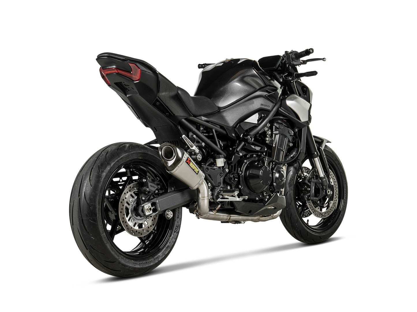 Akrapovič Uitlaat - Kawasaki Z900 2025-2026 - Slip-On Line (Titanium) - Motor Accessoires