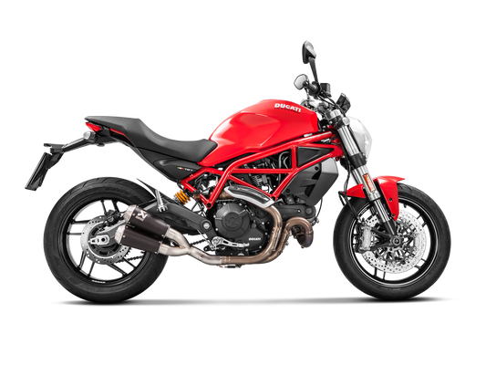 Akrapovič Uitlaat - Ducati Monster 797/797+/659 20 & meer - Slip-On Line (Titanium)