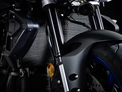 Radiator/oliekoeler cover set zwart Evotech Performance Yamaha MT-10 SP '16-21