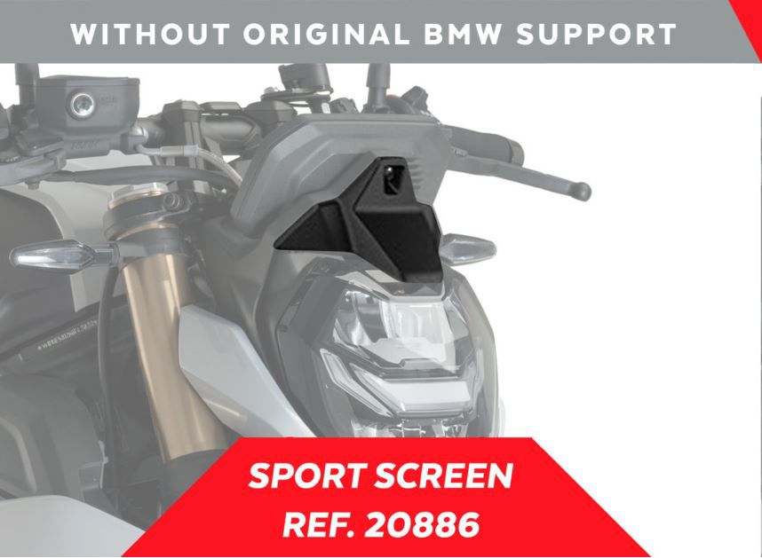 Vervangingsruit Naked Bike Puig Zonder Bmw Support Bmw S1000R '21-