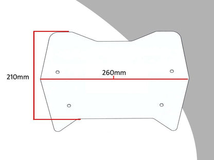 Adventure Sports Screen Yamaha Xt700Z Tenere '19- (210Mm)