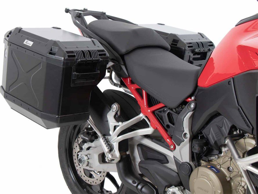Kofferset Hepco&Becker 'Cutout' Black Diverse Ducati Multistrada V4 -'24